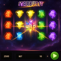 VegasHero - Starburst Slot Game - Wild Symbole und explosive Gewinne